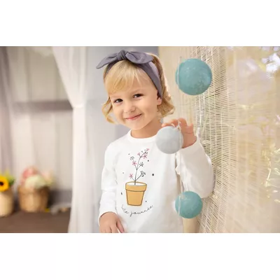 Bluzka Dziewczęca Długi Rękaw Écru Tres Bien