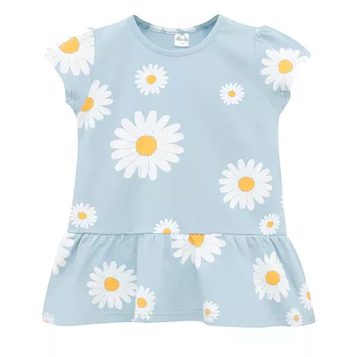 Tunika niebieski,stokrotki DAISY